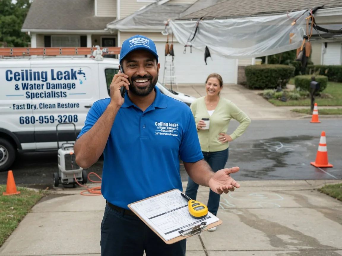 Ceiling Leak Cleanup Blue Rapids, KS FAQs